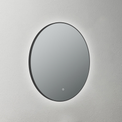 Mosmile 10mm Covered Frame Round Bathroom Illuminated Mirror LUCY-R079