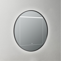 Mosmile Beveled Frame Round Bathroom Illuminated Mirror SPHERE-R062