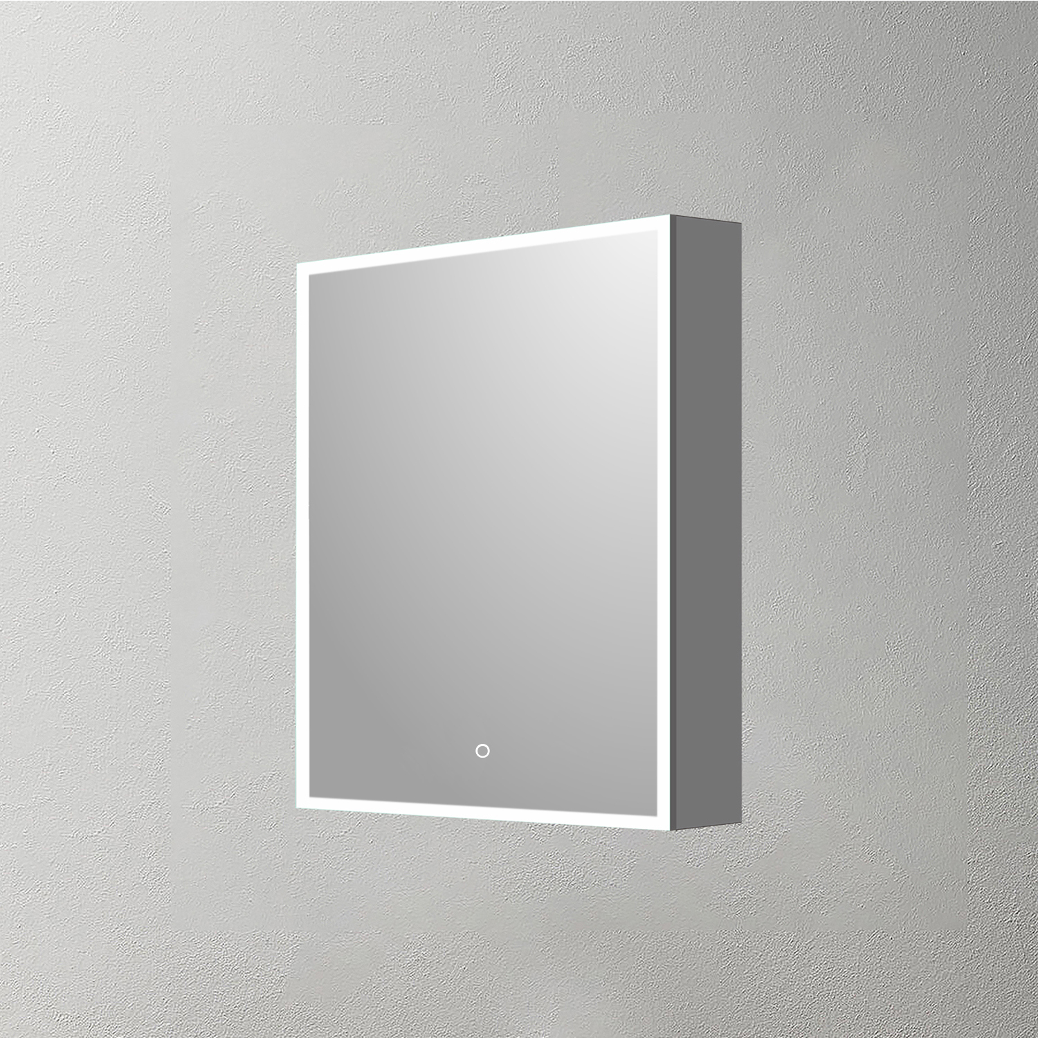 Mosmile Alluminium Illuminated Bathroom Mirror Cabinet C101Y1002