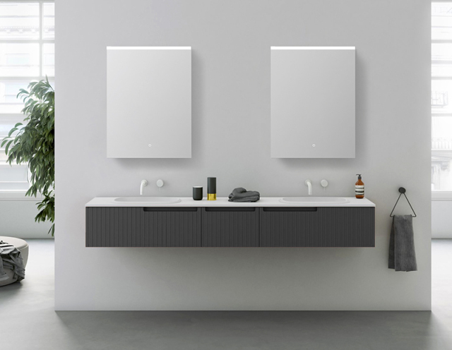Mosmile Illuminated One Door LED Lighted Bathroom Mirror Cabinet C101Y3009