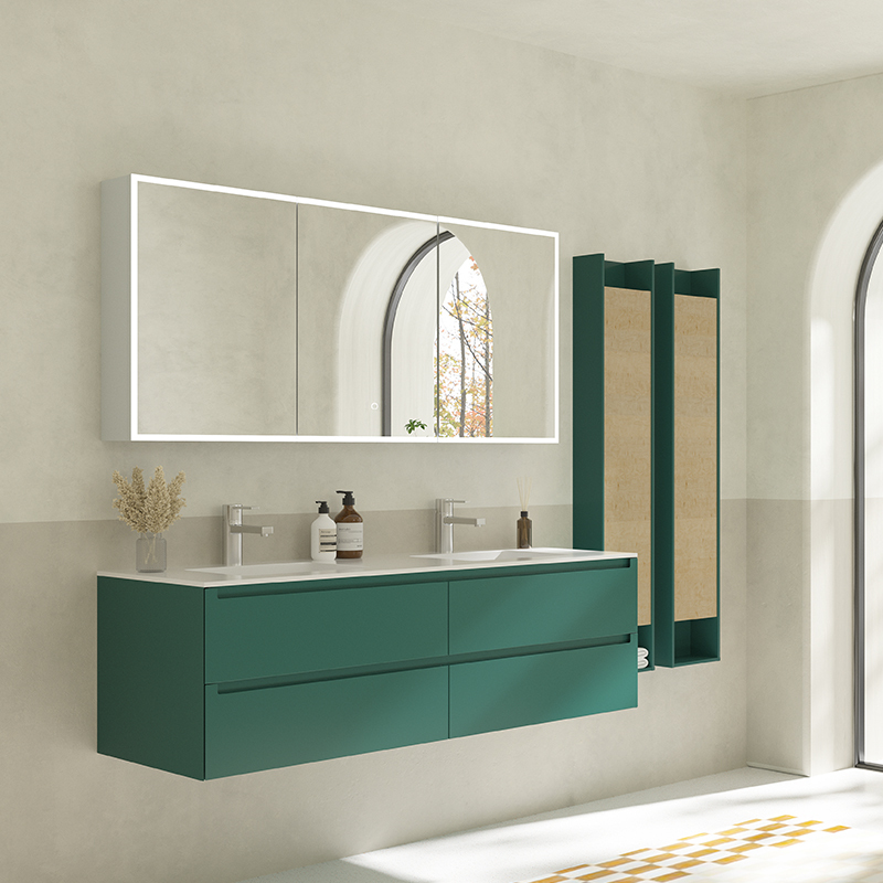Mosmile Illuminated 3 Door LED Bathroom Mirror Cabinet C301Y1002