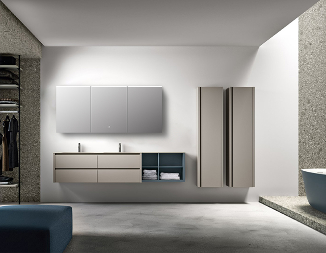 Mosmile Defogg 3 Doors LED Bathroom Mirror Cabinet C301Y3009