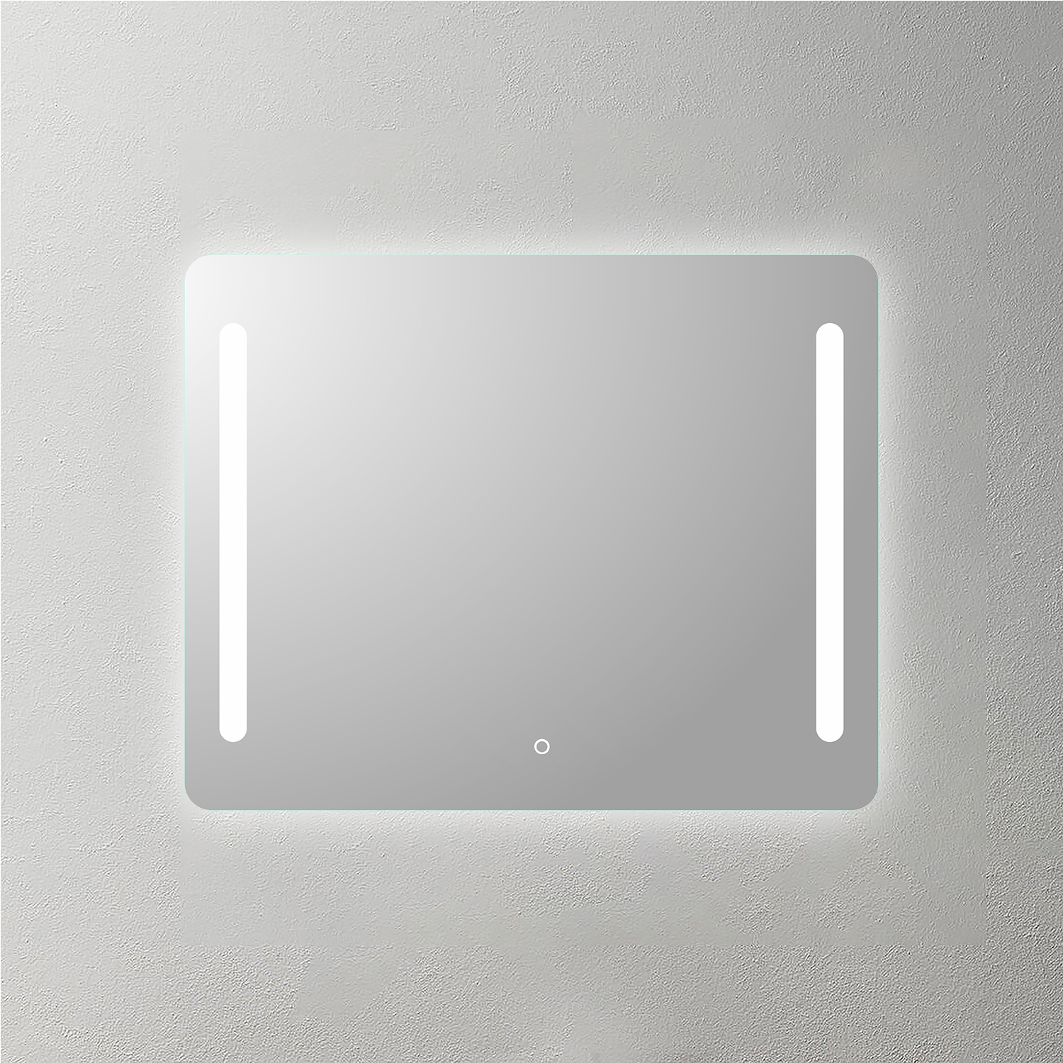 Mosmile Frameless Wall  LED Illuminated Bathroom Mirror AMBER-N002