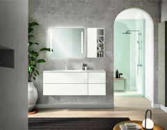Mosmile Frameless Wall  LED Illuminated Bathroom Mirror AMBER-N002