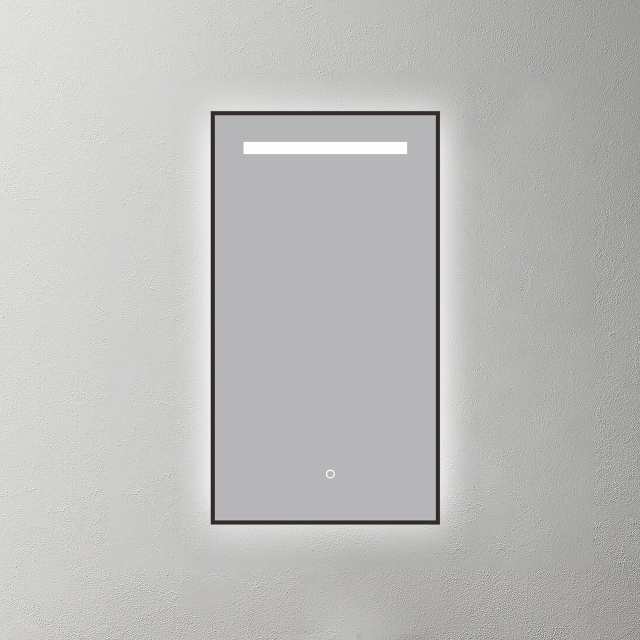 Mosmile Covered Framed Illuminated Bathroom LED Mirror SAMY-S011