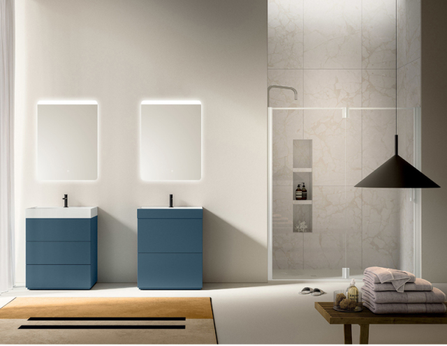 Mosmile Frameless LED Illuminated Bathroom Wall Mirror SARAH-N011