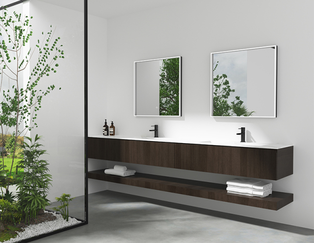 Mosmile Hotel Acrylic Frame Touch LED Bathroom Mirror CLARA-S054
