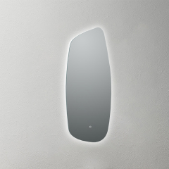 Mosmile Frameless LED Illuminated Irregular Bathroom Mirror HEXAGON-S026