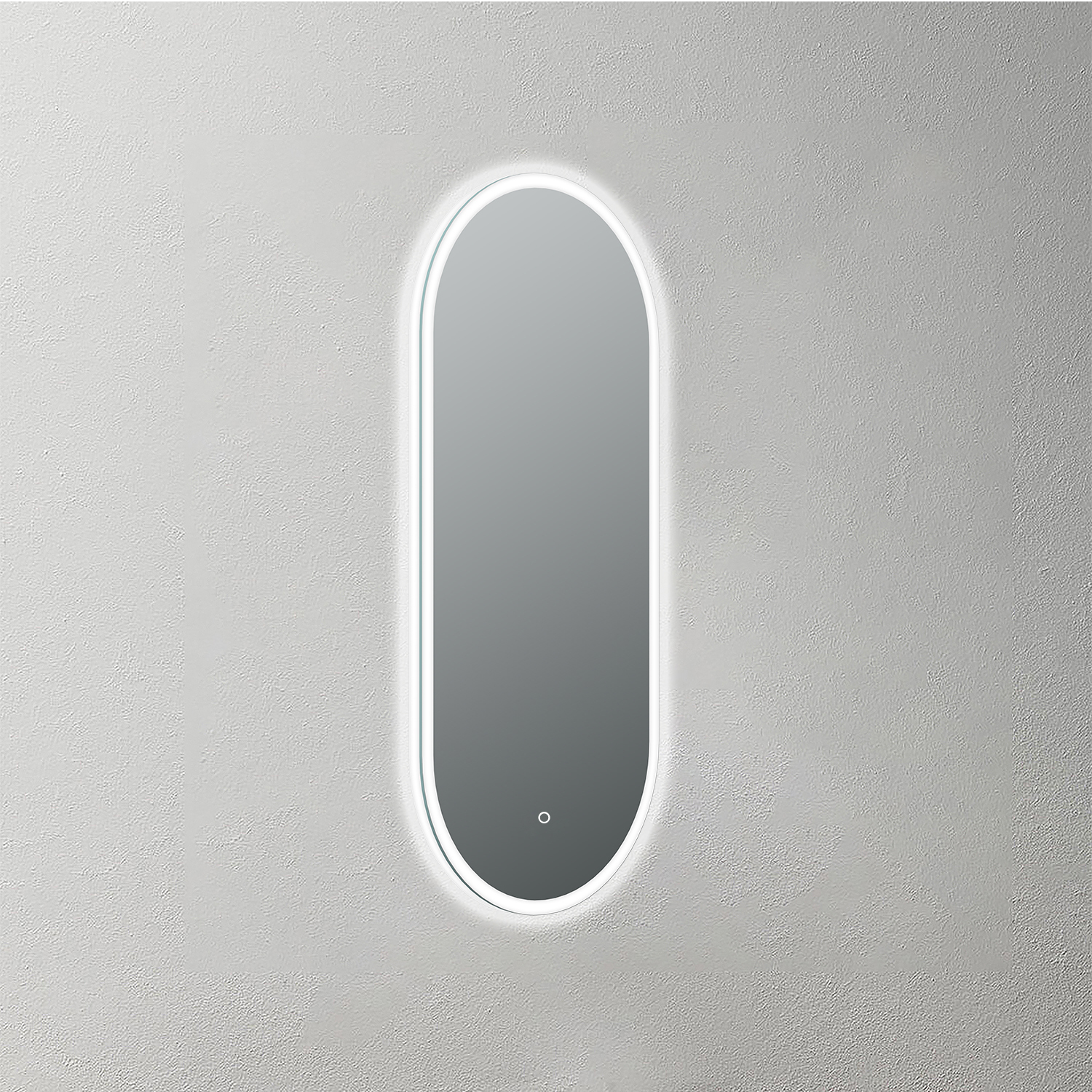 Mosmile Acrylic Framed Illuminated Pill Smart Bathroom LED Mirror RACEE-5072