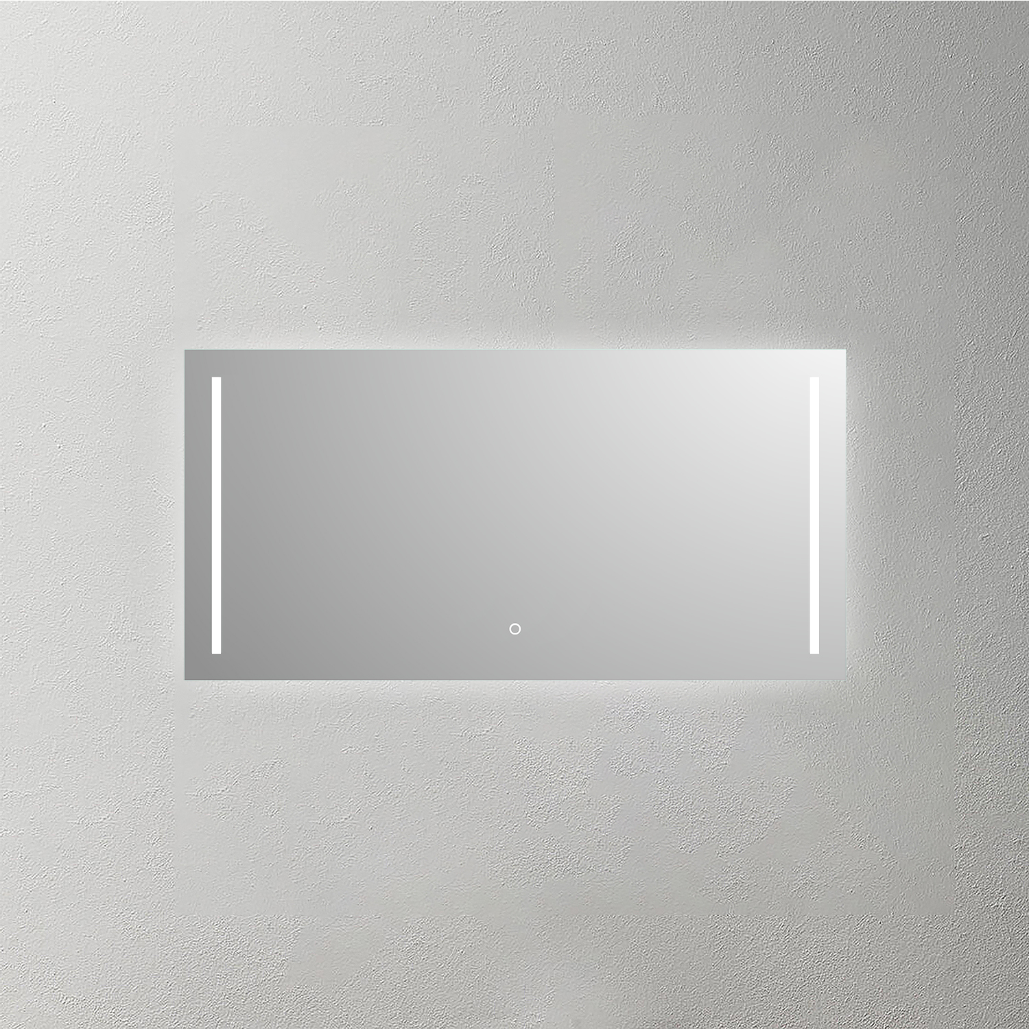 Mosmile Wall Frameless Illuminated Bathroom LED Mirror AMBER-N010
