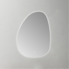 Mosmile Frameless Backlit Irregular Bathroom Mirror HEXAGON-N086