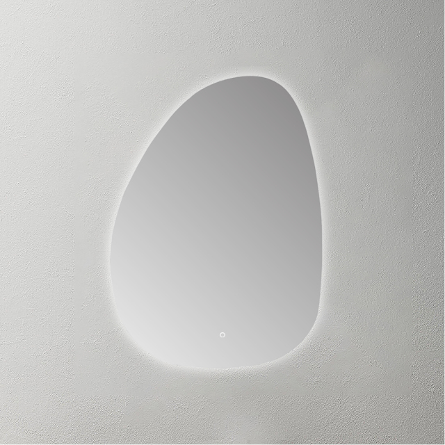 Mosmile Frameless Backlit Irregular Bathroom Mirror HEXAGON-N086