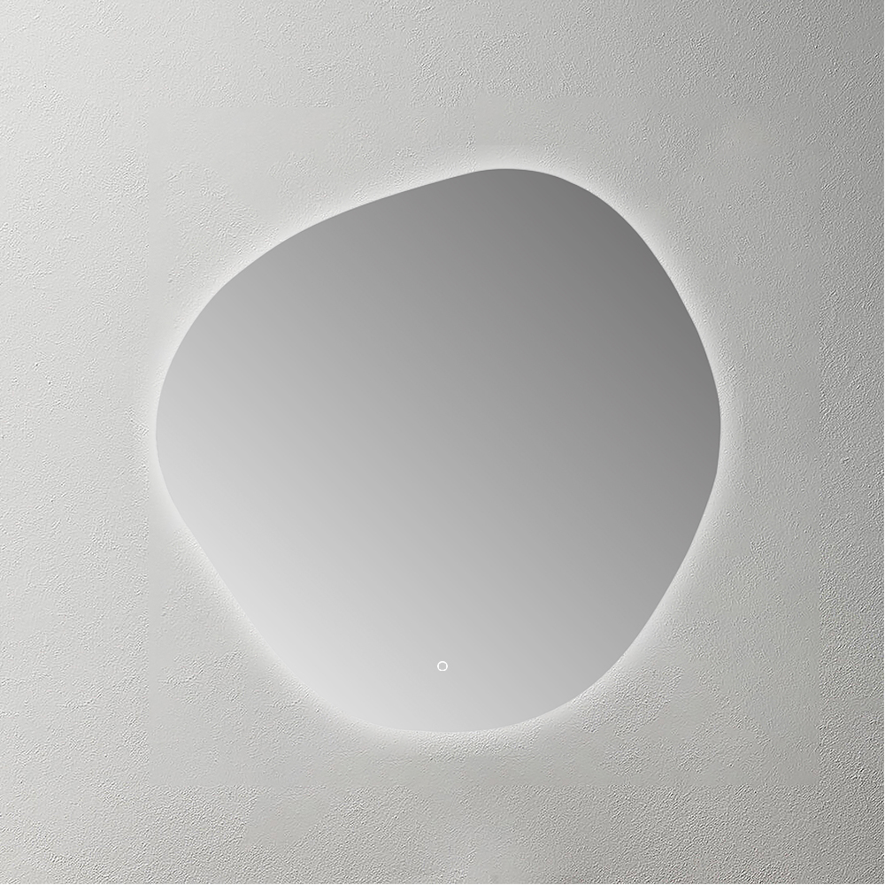 Mosmile Illuminated Frameless Backlit Bathroom Mirror HEXAGON-N087