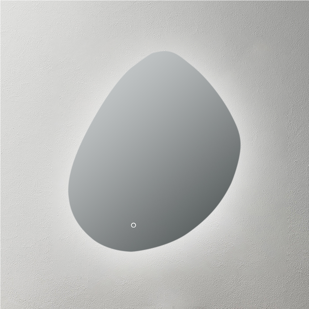 Mosmile Frameless Illuminated Backlit Bathroom LED Mirror HEXAGON-N089