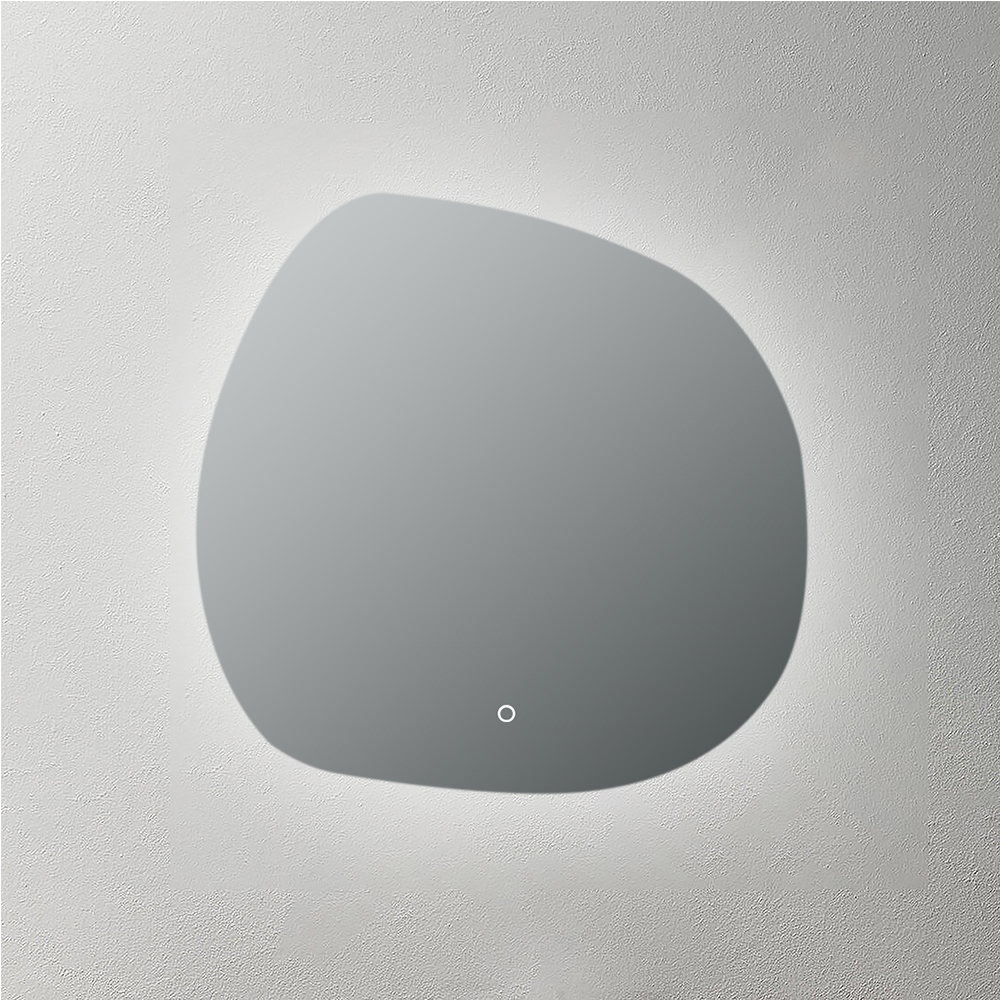 Mosmile Frameless Illuminated Backlit Bathroom Mirror HEXAGON-N090