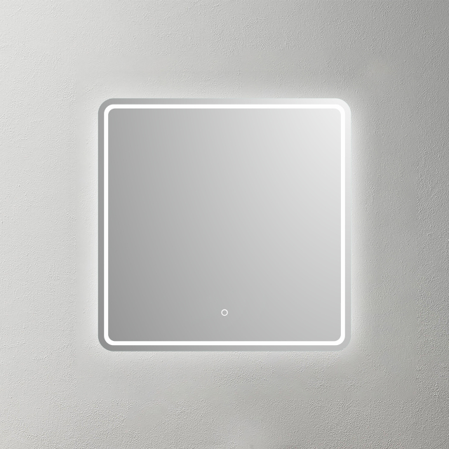 Mosmile Frameless Round-corner Bathroom Illuminated Mirror ISABELL-S016