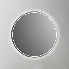 Mosmile Frosted Round Frameless Bathroom Illuminated Mirror SPHERE-R055