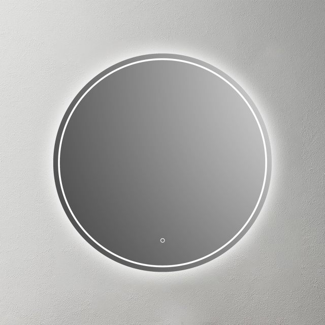 Mosmile Frosted Round Frameless Bathroom Illuminated Mirror SPHERE-R055