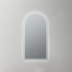 Mosmile Frameless Illuminated Arch Bathroom LED Mirror HEXAGON-N094