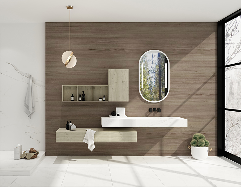 Mosmile Aluminium Framed Runway Bathroom LED Mirror RACEE-5001