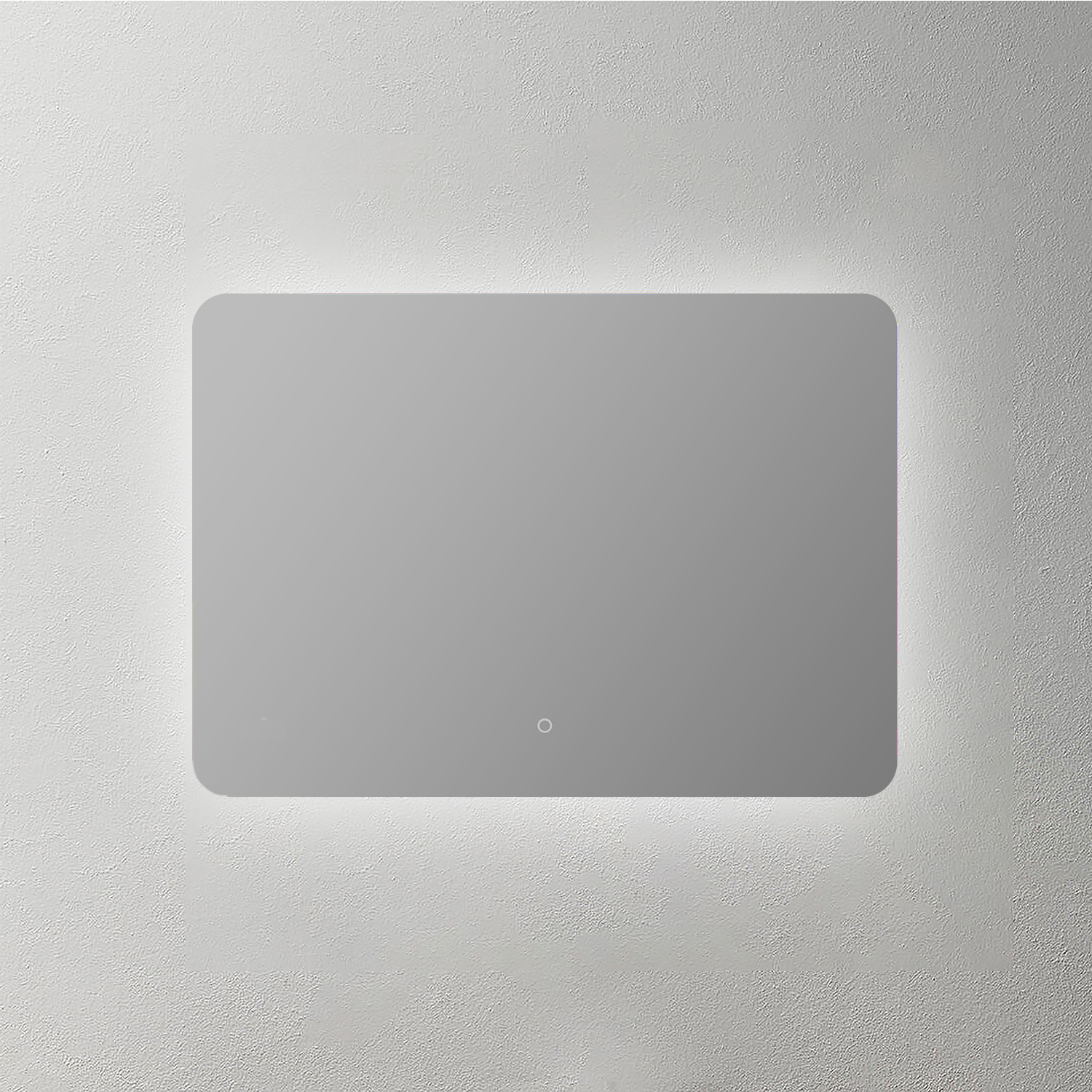 Mosmile Round-corner Frameless Backlit Bathroom Illuminated Mirror BACKLIT-N002