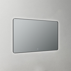 Mosmile Rectangle Round-corner Bevel Framed Bathroom LED Mirror BACKLIT-S035