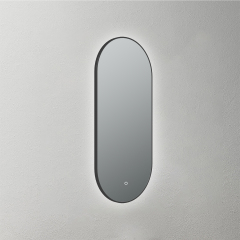 Mosmile Pill 10MM Corvered Framed Bathroom Illuminated Mirror RACEE-5105