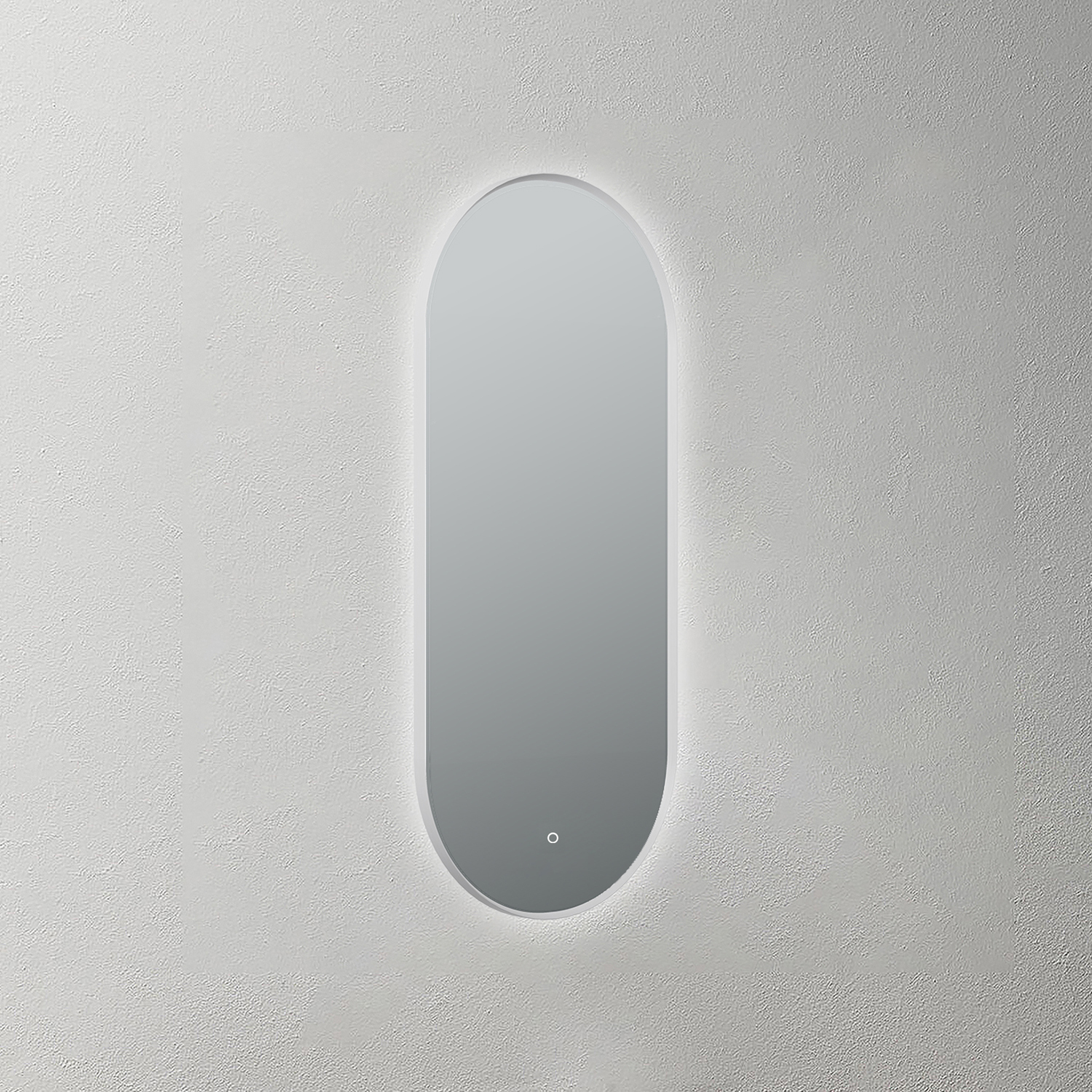 Mosmile Pill Beveled Framed Bathroom Illuminated Mirror RACEE-5113