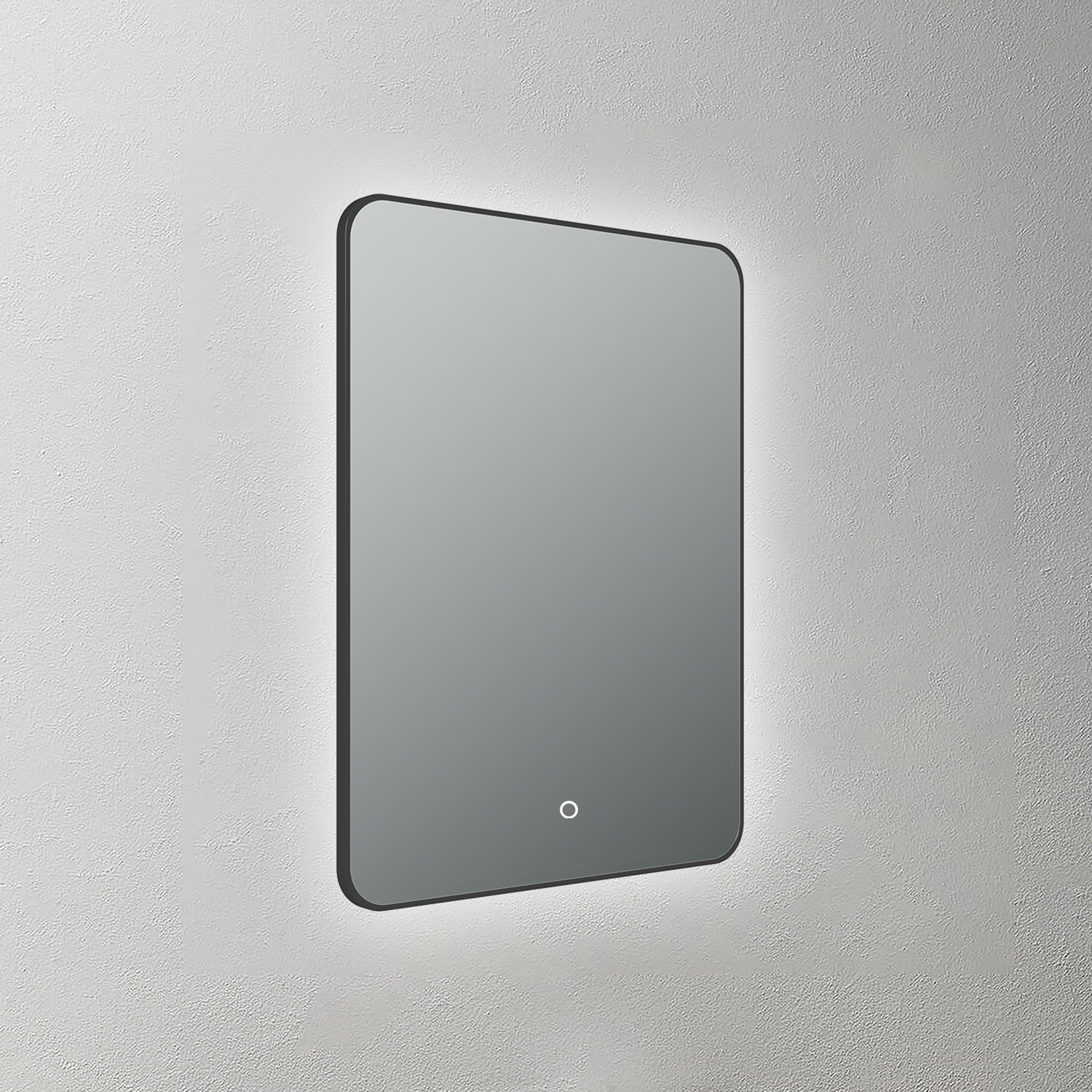 Mosmile Round-corner Frame Backlit LED Bathroom Mirror BACKLIT-S017