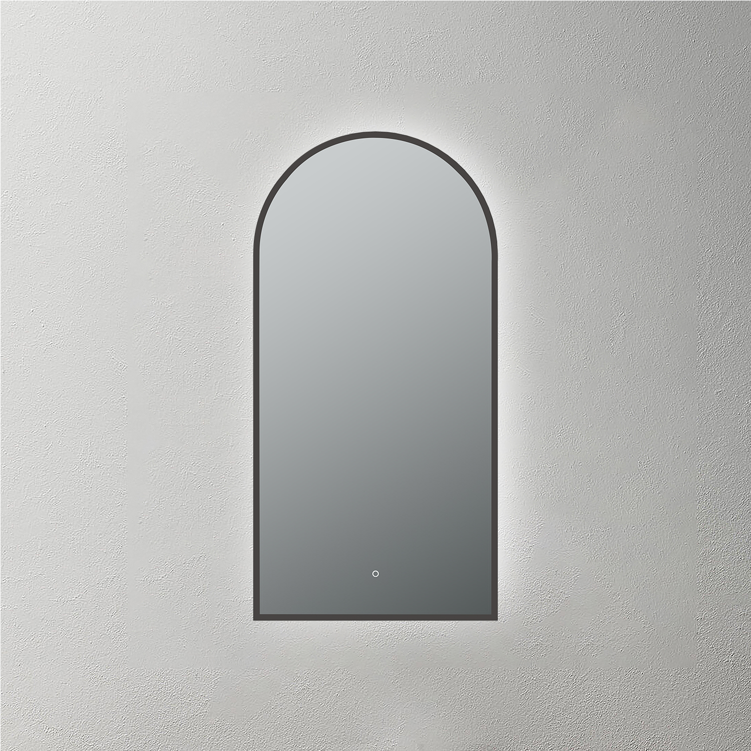 Mosmile 15mm Frame Arch Bathroom Illuminated Mirror HEXAGON-S095