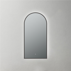 Mosmile 15mm Frame Arch Bathroom Illuminated Mirror HEXAGON-S095