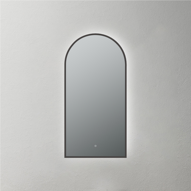 Mosmile 15mm Frame Arch Bathroom Illuminated Mirror HEXAGON-S095