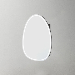 Mosmile Wooden Irregular Bathroom LED Mirror Cabinet C106W1001