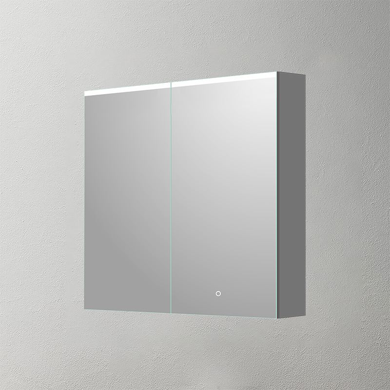 Mosmile Anti-fog 2 Doors Bathroom Illuminated Mirror Cabinet C201Y3009