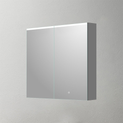 Mosmile Anti-fog 2 Doors Bathroom Illuminated Mirror Cabinet C201Y3009