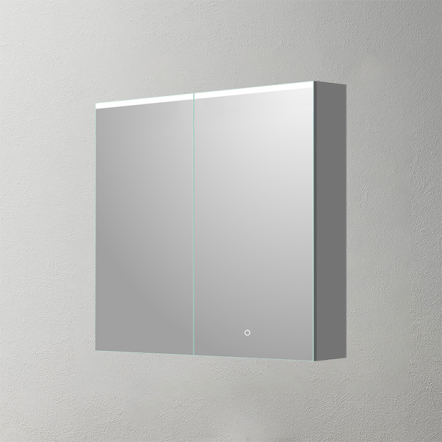 Mosmile Anti-fog 2 Doors Bathroom Illuminated Mirror Cabinet C201Y3009