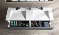 Mosmile 64inch Modern Hanging Bathroom Cabinet EDRA