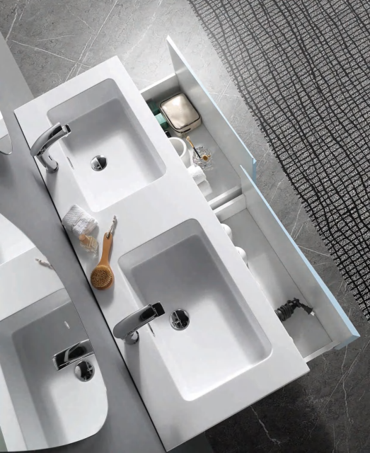 Mosmile 1400mm  Modern Hotel Bathroom Cabinet MITRA