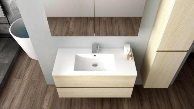 Mosmile 48inch Wall Mount Modern Bathroom Cabinet ALICE