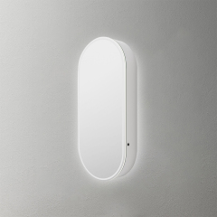 Mosmile Wooden LED Lighting Pill Bathroom Mirror Cabinet C104W1008