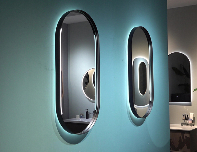 Mosmile High Framed Pill Bathroom LED Mirror GATSBY-S011