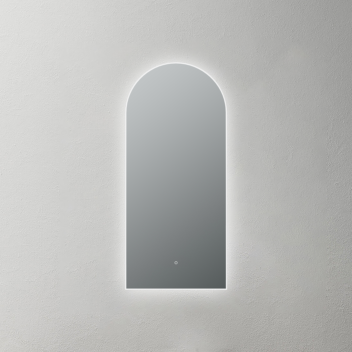 Mosmile Arch Frameless Touch sensor Bathroom LED Mirror HEXAGON-N096