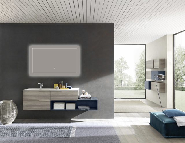 Mosmile Wall Frameless Illuminated Smart Bathroom LED Mirror JEN-N062