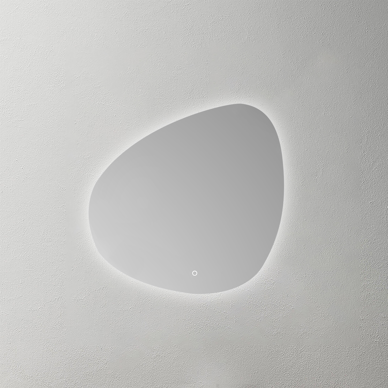 Mosmile Frameless Backlit Irregular Bathroom Illuminated Mirror HEXAGON-N031