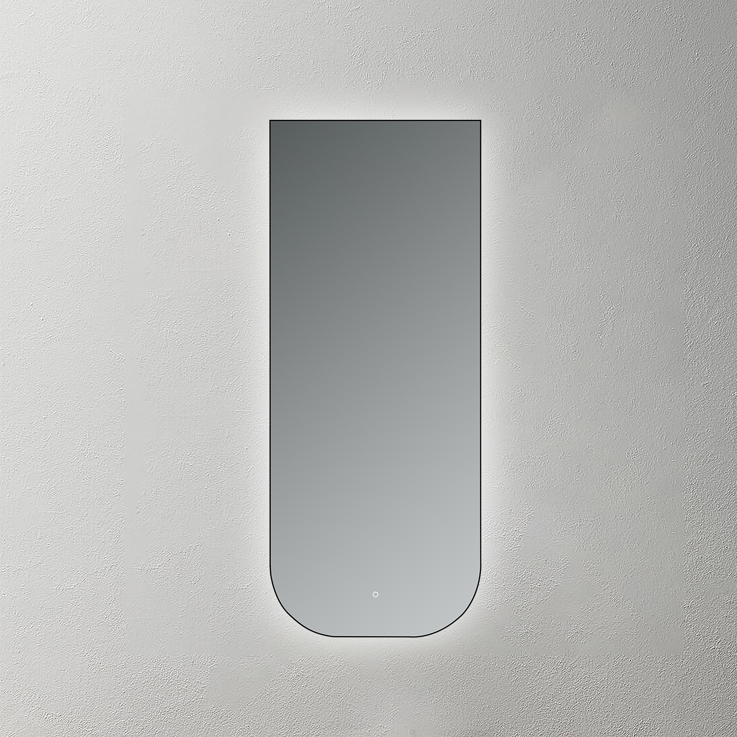 Mosmile Framed Arch LED Illuminated Bathroom Mirror HEXAGON-N075