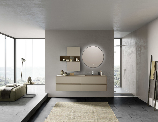 Mosmile Framed Round Backlit Bathroom LED Mirror LUCY-R089