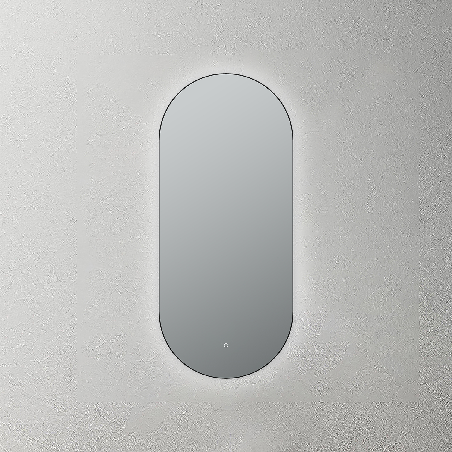 Mosmile Framed Pill Bathroom LED Illuminated Mirror RACEE-5115