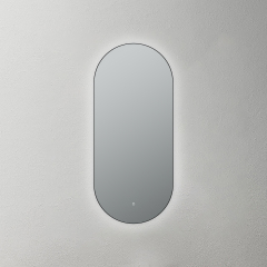 Mosmile Framed Pill Bathroom LED Illuminated Mirror RACEE-5115