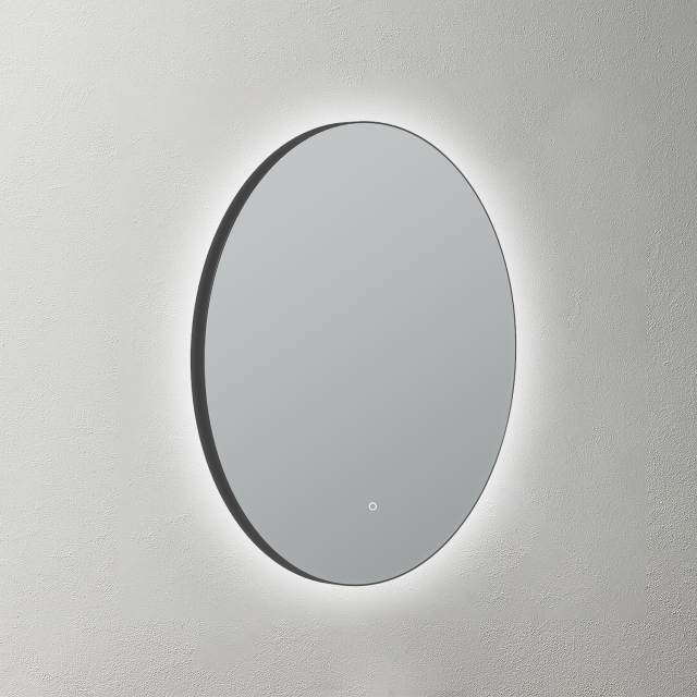Mosmile Framed Round Backlit Bathroom LED Mirror BACKLIT-S032