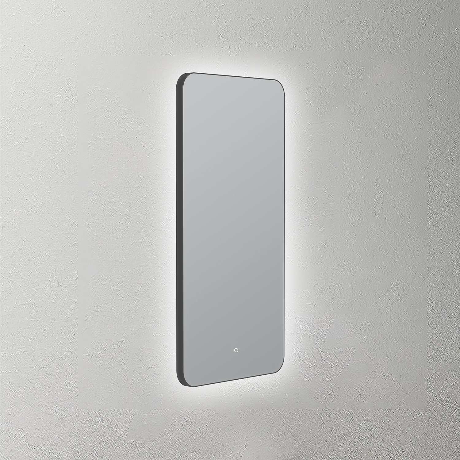 Mosmile Flat Frame Round-corner LED Bathroom Mirror BACKLIT-S033